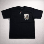 Printed Round Neck T-Shirts - Black - Image 3
