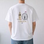 Printed Round Neck T-Shirts - London White - Image 2