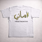Printed Round Neck T-Shirts - Trustworthy White - Image 4