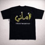 Printed Round Neck T-Shirts - Trustworthy Black - Image 4