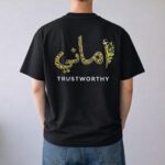 Printed Round Neck T-Shirts - Trustworthy Black - Image 2